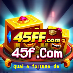qual a fortuna de mari maria